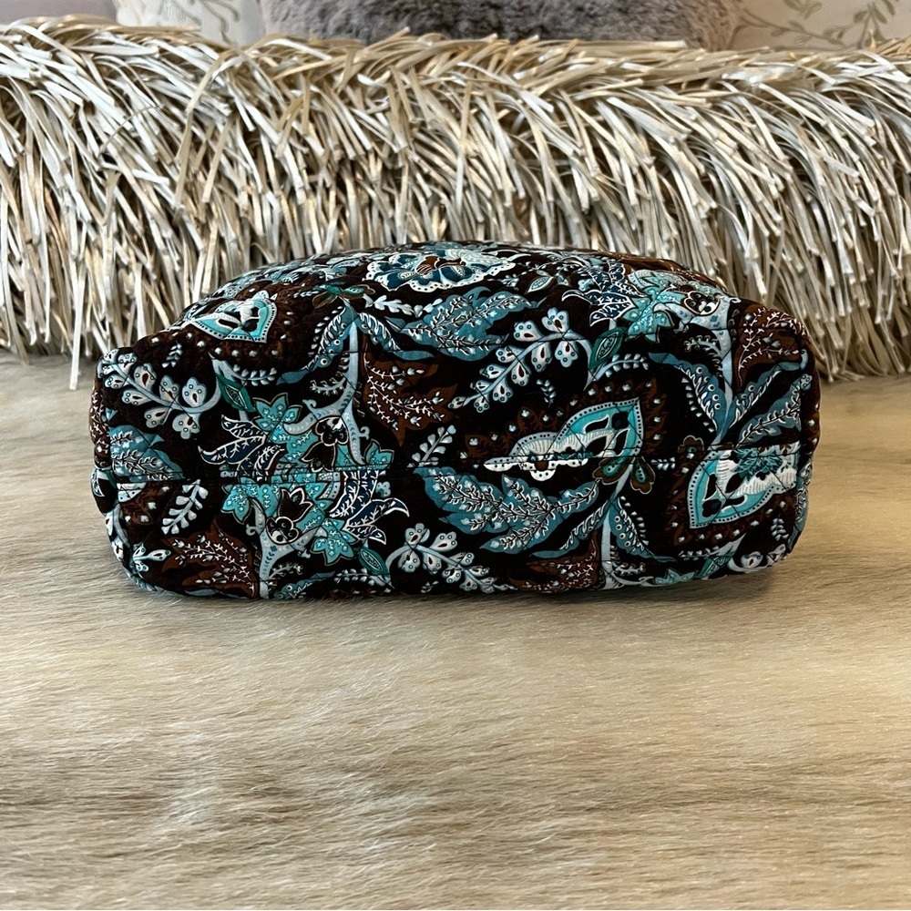 Vintage Vera Bradley Java Blue Medium Button Tote… - image 7